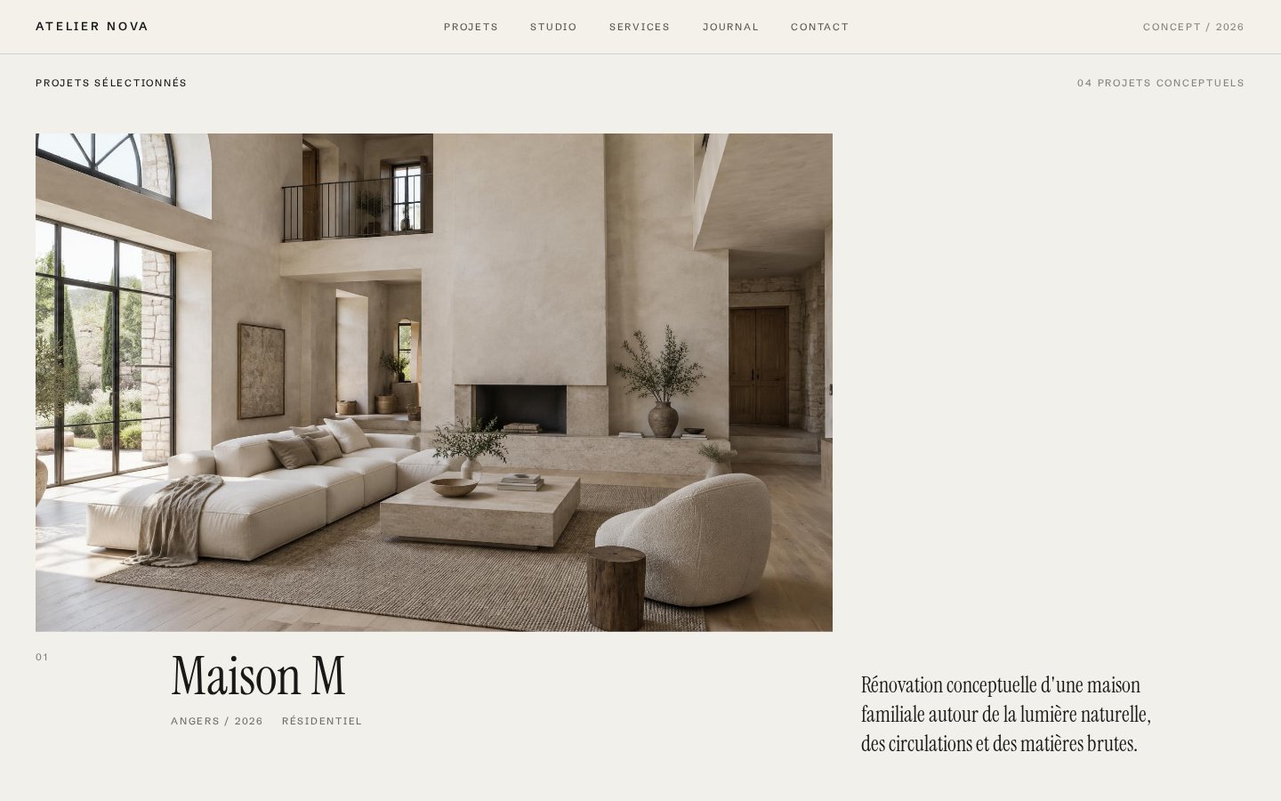Index des projets