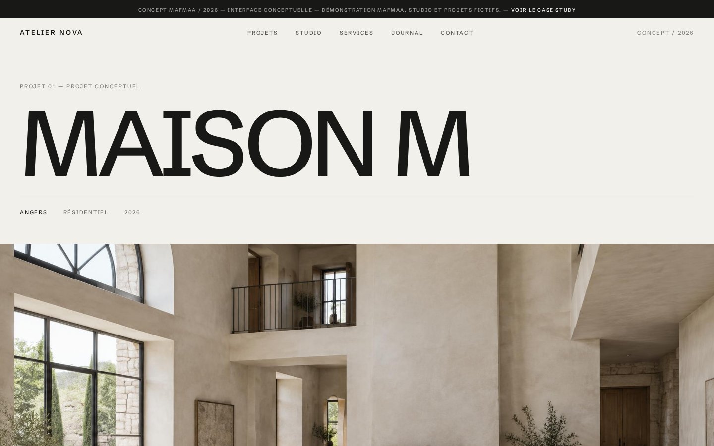 Page projet Maison M